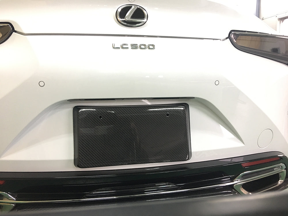 レクサス LC500 リアナンバー カーボンフレーム