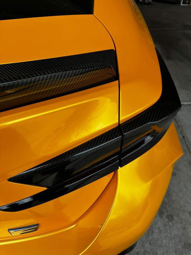 レクサス RC-F RC ドライカーボン テールランプカバー 前期用