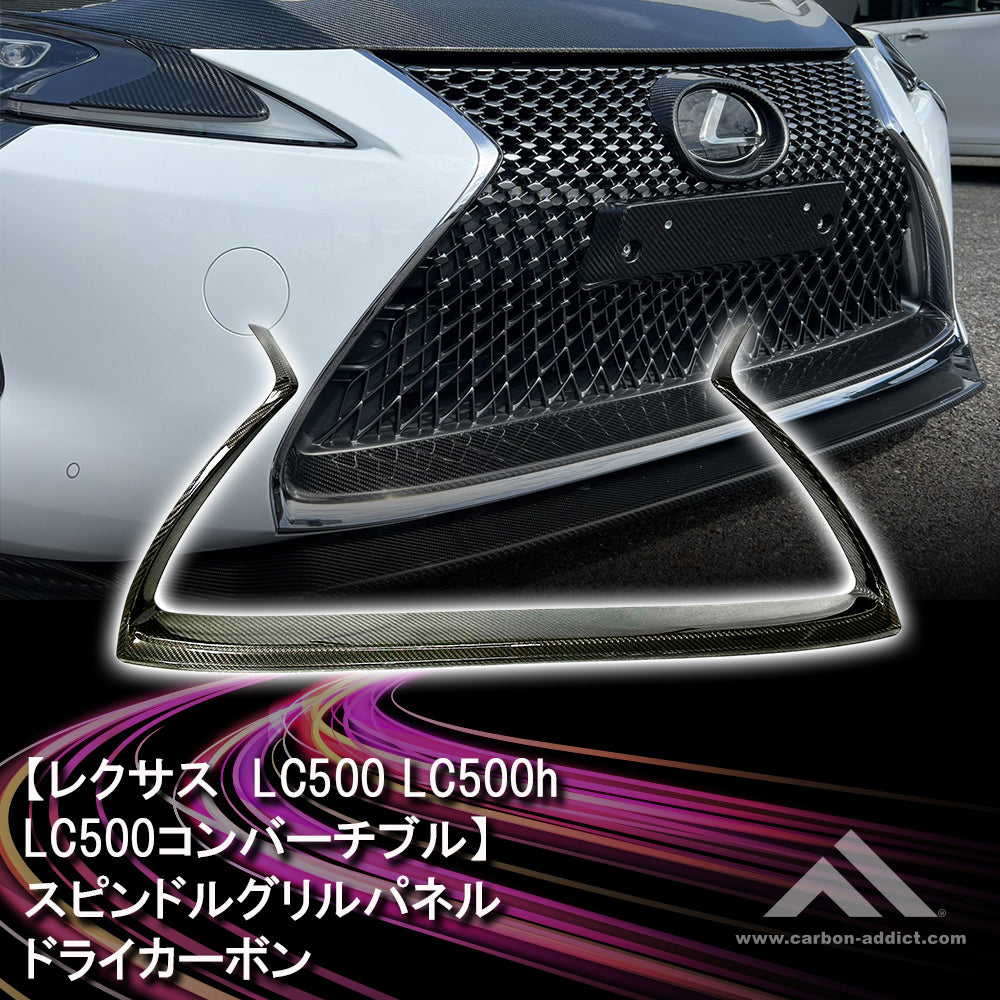 Lexus LC500 Dry Carbon Spindle Grill Panel