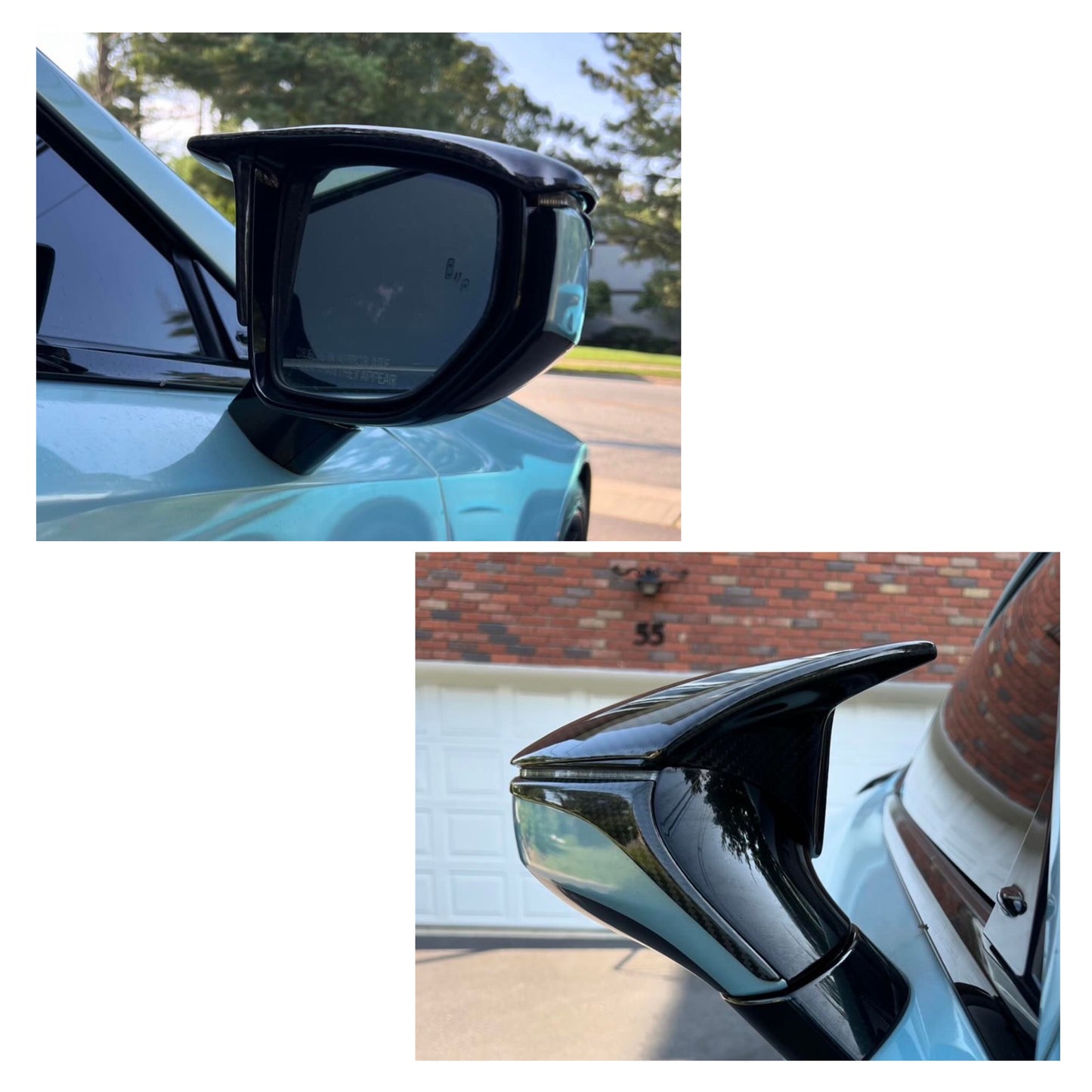 Lexus  Dry Carbon Mirror Cover (L/R) wing type