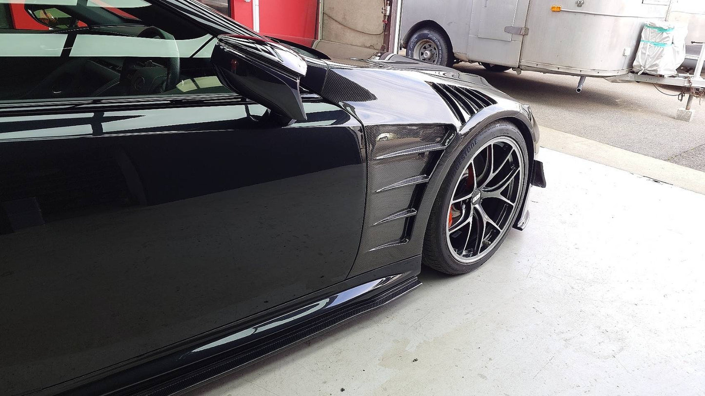 Lexus LC500 LC500H LC500Convertible  Dry Carbon Aero Fender