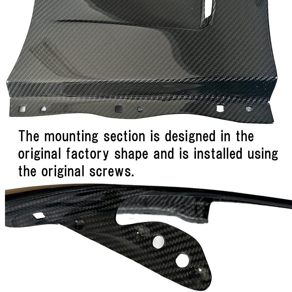 Lexus LC500 LC500H LC500Convertible  Dry Carbon Aero Fender