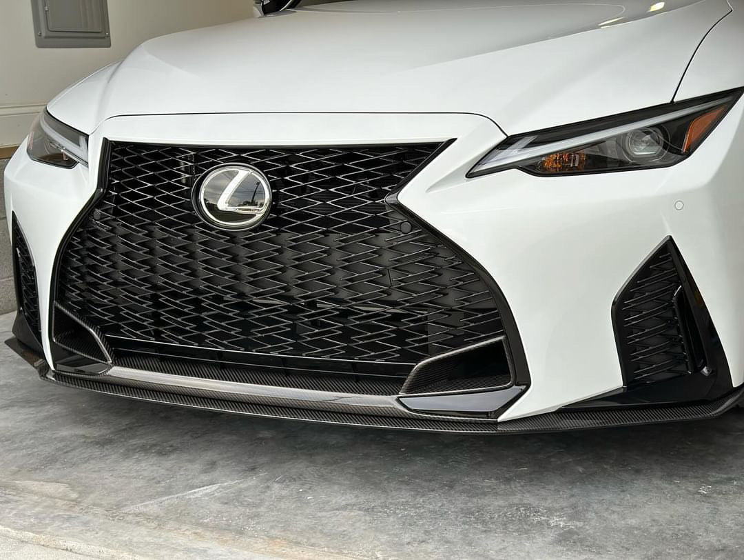 Lexus IS Dry Carbon Front lip spoiler Ultra slim