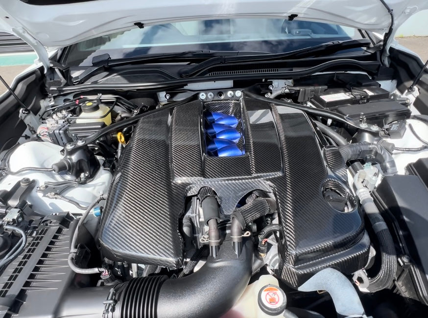 美品レクサスRCF TRDエンジンコンパートメントブレス＋Vバンクカバー