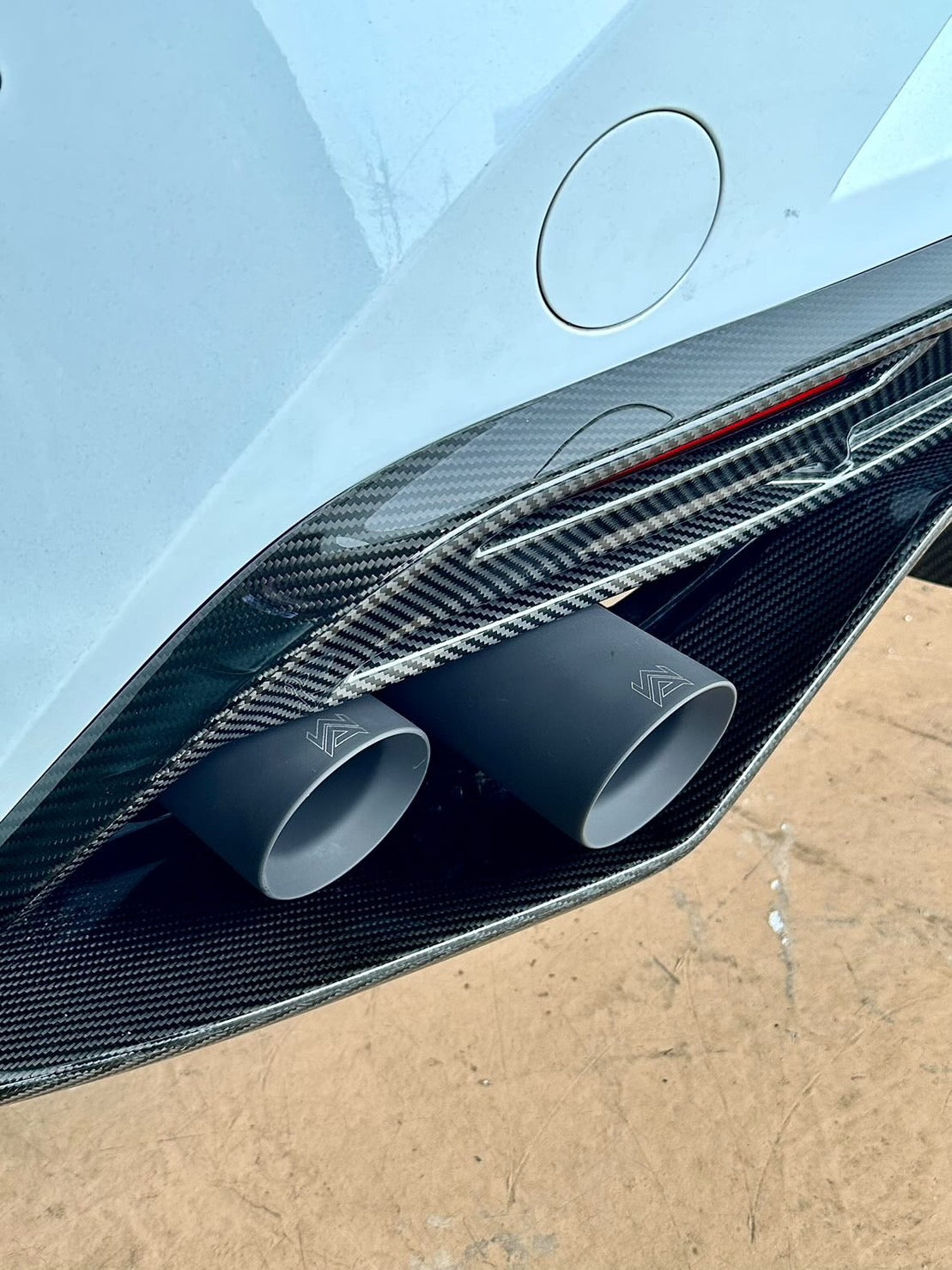 Lexus LC500 Dry Carbon Rear Bumper lower Cover For Artisan Spirits