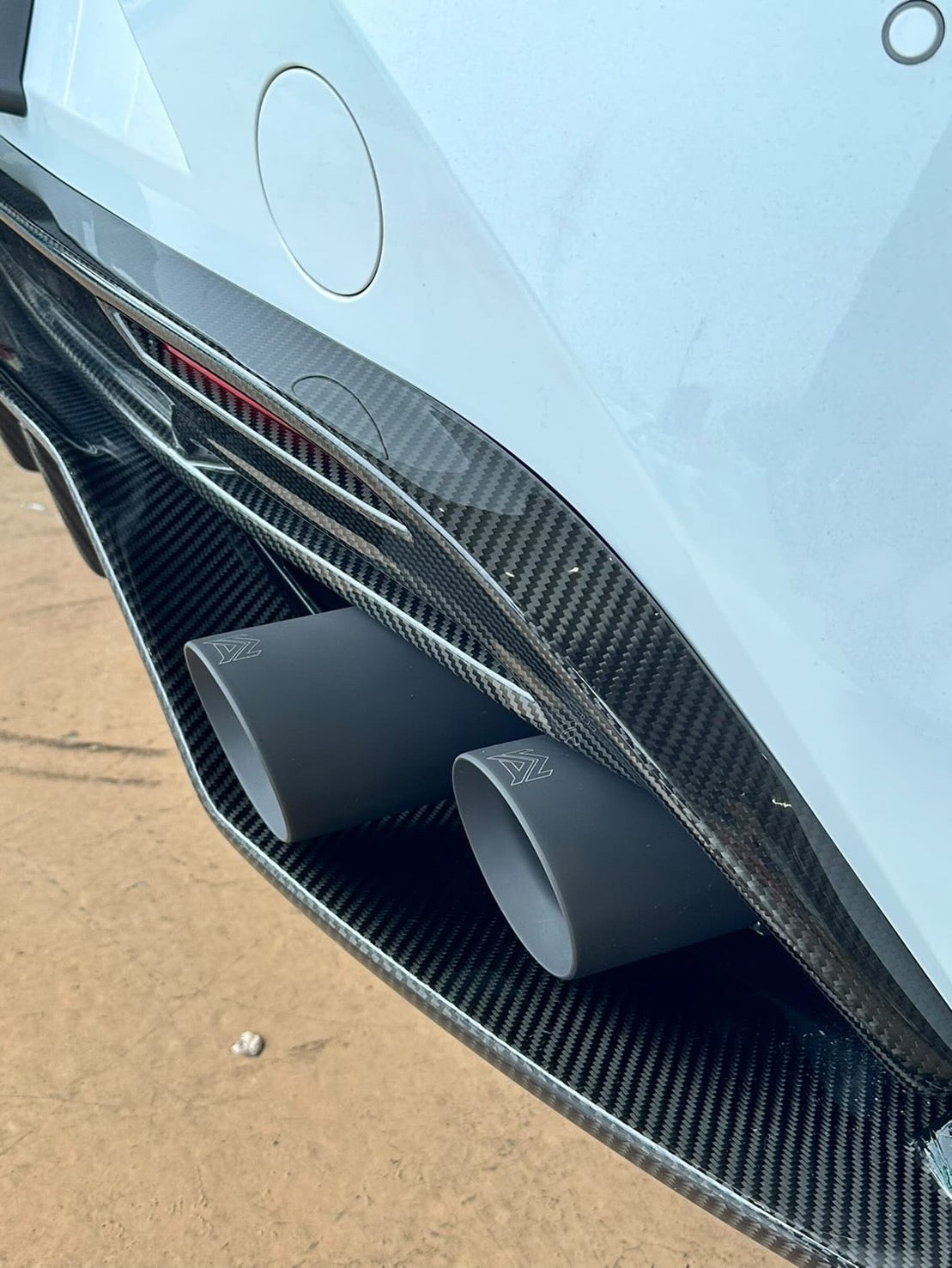 Lexus LC500 Dry Carbon Rear Bumper lower Cover For Artisan Spirits