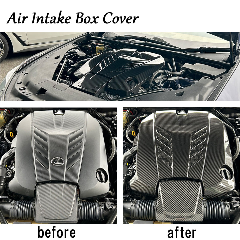 Lexus Lc Rear Intake Lexus Dry Carbon Air Intake Box Cover – Carbon Addict On Line Store