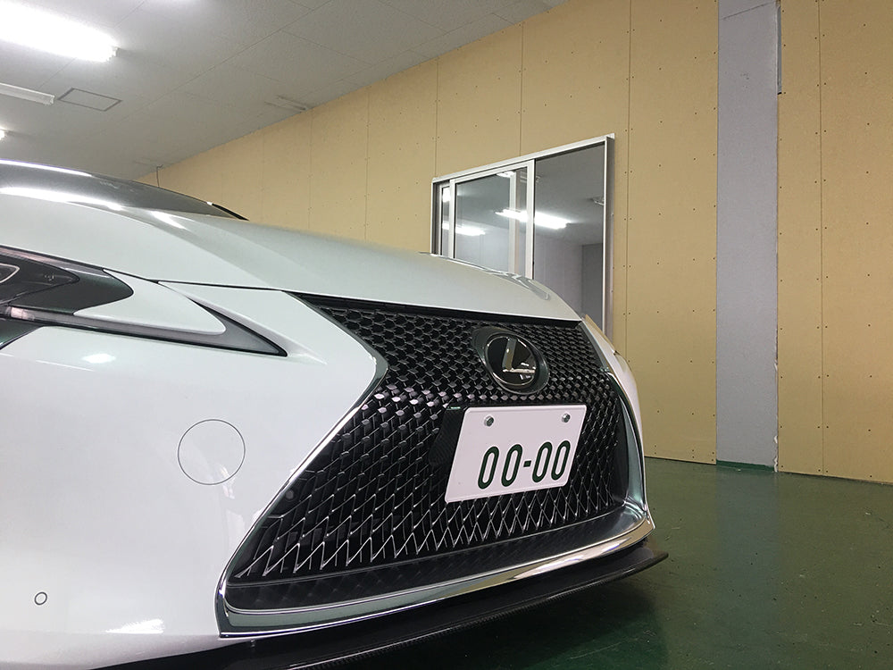 Lexus LC500 Dry Carbon Slant type License Flame