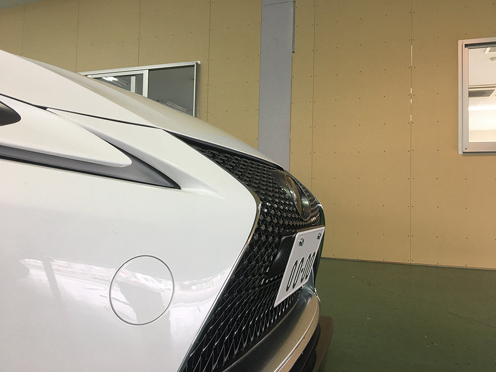 Lexus LC500 Dry Carbon Slant type License Flame