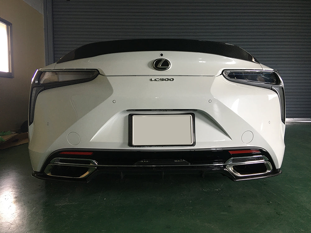 LEXUS LC500 Coupe  CARBON TRUNK SPOILER              CLEAR PAINTED FINISH