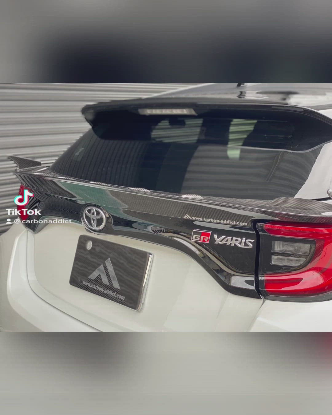 TOYOTA GR Yaris Dry Carbon TrunkSpoiler – Carbon Addict On Line Store