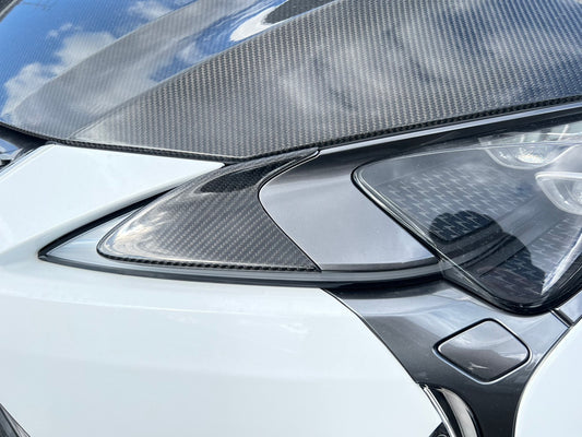 Lexus LC500 Dry Carbon Head Light Inner Panel