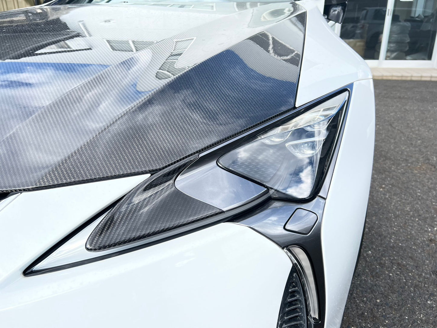 Lexus LC500 Dry Carbon Head Light Inner Panel (L/R)