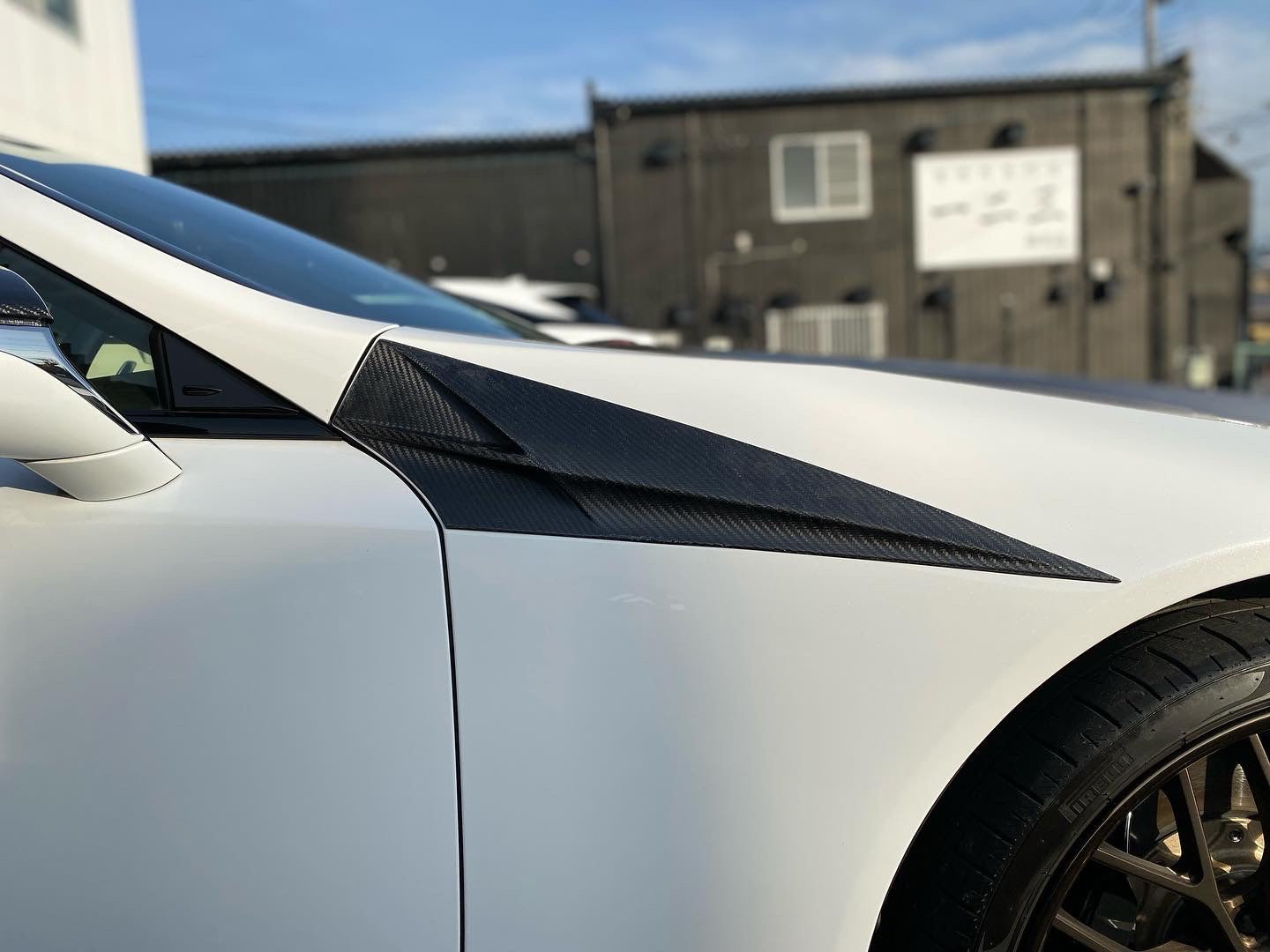 LEXUS LC500 Front Fender Wing Clear Painted – Carbon Addict On