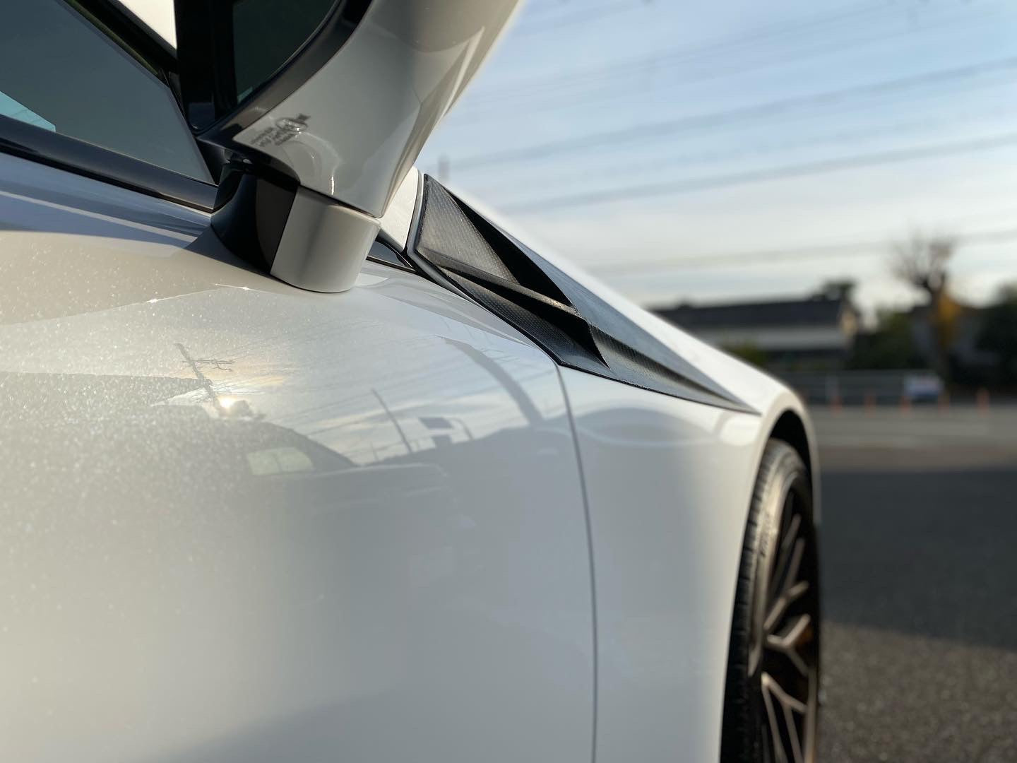LEXUS LC500 Front Fender Wing Clear Painted – Carbon Addict On