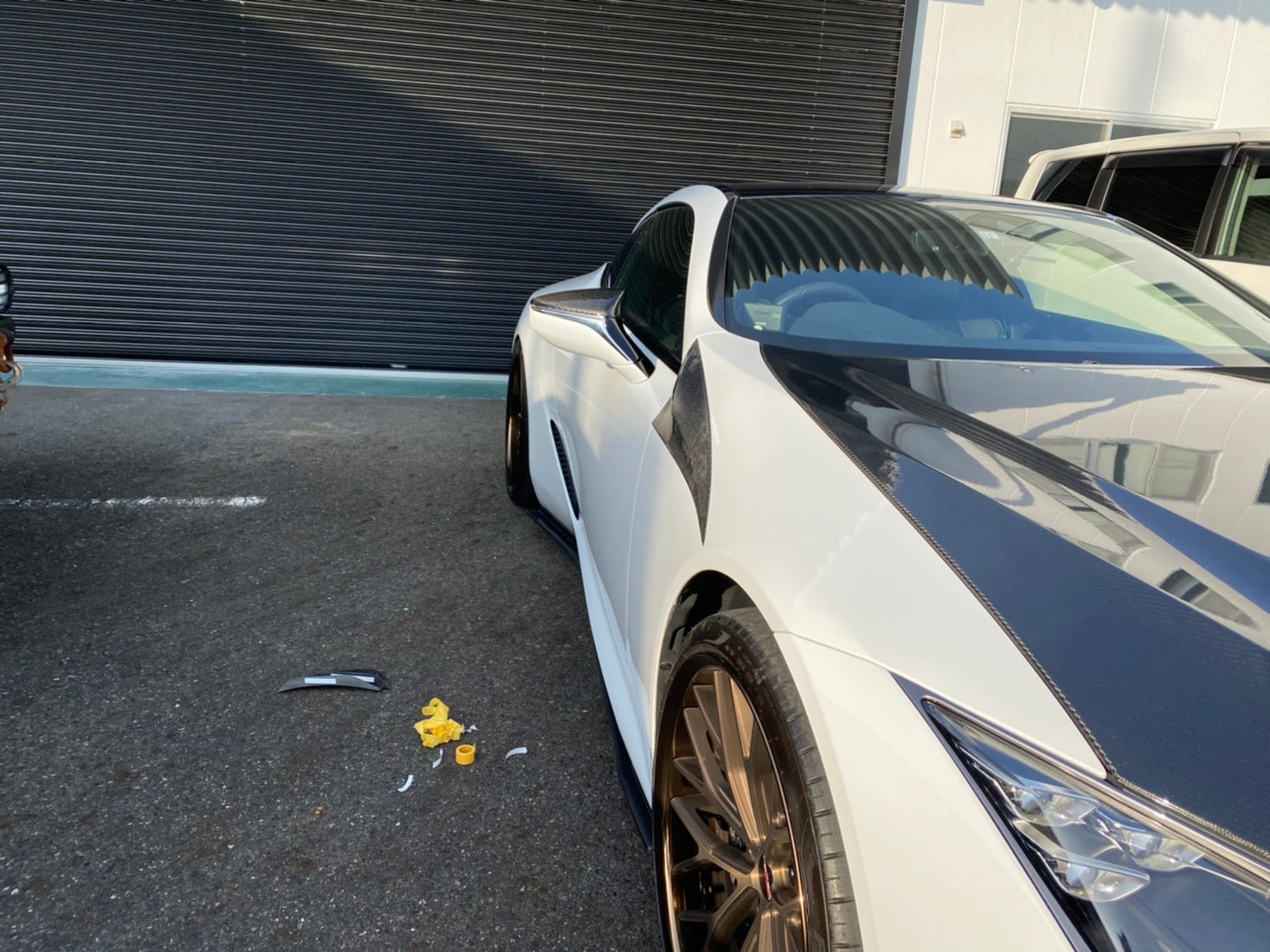 LEXUS LC500 Front Fender Wing Clear Painted – Carbon Addict On