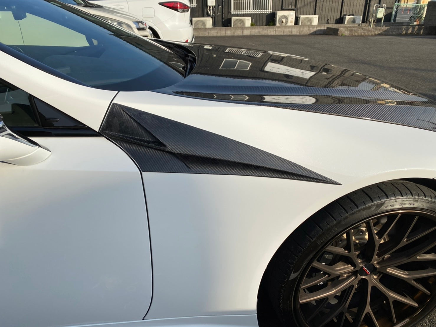 LEXUS LC500 Front Fender Wing Clear Painted – Carbon Addict On